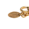 Chanel CC Gold Plated Sunburst Round Pendant Necklace Secondhand