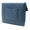 Chanel Large Quilted Lambskin La Habana O Case Clutch Secondhand