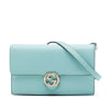 Gucci Calfskin Interlocking G Dollar Wallet On Strap Secondhand