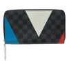 Louis Vuitton Damier Cobalt Americas Cup Regatta Zippy Wallet Secondhand