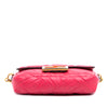 Fendi Mini Zucca Embossed Leather Baguette Satchel Secondhand