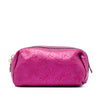 Gucci Metallic Guccissima Pouch Secondhand