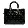 Dior Large Patent Cannage Lady Dior Secondhand