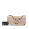 Chanel Tweed Chocolate Bar Mademoiselle Turnlock Satchel Secondhand