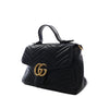 Gucci Small GG Marmont Matelasse Calfskin Top Handle Bag Secondhand