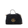 Gucci Small GG Marmont Matelasse Calfskin Top Handle Bag Secondhand