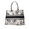 Dior Medium Canvas Embroidered Zodiac Toile De Jouy Book Tote Secondhand