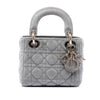 Dior Mini Velvet Cannage Lady Dior Secondhand