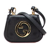 Secondhand Gucci Textured Calfskin Blondie Card Case on Strap