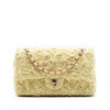 Chanel Medium Classic Fringed Tweed Double Flap Secondhand