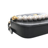 Chanel CC Quilted Goatskin Chic Pearls Double Zip Clutch With Chain Secondhand