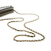 Chanel CC Quilted Goatskin Chic Pearls Double Zip Clutch With Chain Secondhand