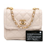 Chanel Small Lambskin Button On Top Flap Secondhand