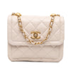 Chanel Small Lambskin Button On Top Flap Secondhand