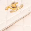 Chanel Small Lambskin Button On Top Flap Secondhand