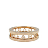 Secondhand Bvlgari 18K Rose Gold B.Zero1 One Band Ring with Openword Logo Spiral