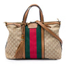 Gucci Medium GG Canvas Web Rania Top Handle Bag Secondhand