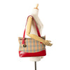 Burberry Haymarket Check Canvas Tote Secondhand