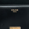 Celine Shiny Calfskin Triomphe Claude Shoulder Bag Secondhand