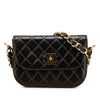 Secondhand Chanel CC Quilted Lambskin Chain Flap