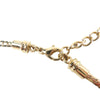 Dior Gold Plated Enamel and Strass Choker Necklace Secondhand