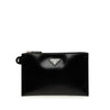 Prada Spazzolato Leather Clutch Secondhand