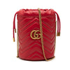 Gucci Small GG Marmont Matelasse Calfskin Bucket Bag Secondhand