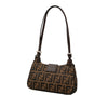 Fendi Zucca Canvas Shoulder Bag Secondhand