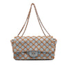 Chanel Jumbo Denim Canebiers Net Flap Secondhand