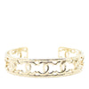 Chanel Gold Plated Multiple CC Cuff Bracelet S Secondhand