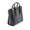 Celine CELINE Luggage Nano Shopper 2WAY Handbag leather Black Used Women Secondhand