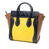 Celine Nano Tricolor Leather Luggage Tote Secondhand