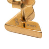 Louis Vuitton Gold Plated Essential V Stud Earrings Secondhand