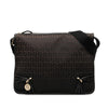 Fendi Zucchino Canvas F Charm Crossbody Secondhand