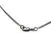 Chanel Silver CC Faux Pearl Pendant Necklace Secondhand