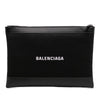 Balenciaga M Canvas Navy Clip Clutch Secondhand
