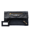 Balenciaga Lambskin Motocross Giant 12 Envelope Clutch Secondhand