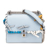 Fendi Small Vitello Liberty Whipstitch Bow Kan I Crossbody Secondhand