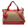 Gucci GG Canvas Valentine Satchel Secondhand