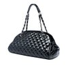 Chanel Medium Quilted Patent Just Mademoiselle Bowling Bag Secondhand