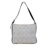 Burberry Tonal Check Canvas Shoulder Bag Secondhand