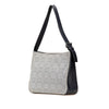 Burberry Tonal Check Canvas Shoulder Bag Secondhand