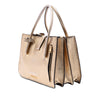 Miu Miu Metallic Goatskin Madras Push Lock Tote Secondhand