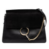 Chloé Medium Calfskin and Suede Faye Crossbody Secondhand