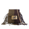 Fendi Beaded Pequin Pico Baguette Charm Crossbody Secondhand