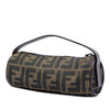 Fendi Zucca Canvas Barrel Pochette Secondhand