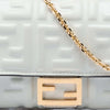 Fendi Zucca Embossed Nappa Baguette Continental Wallet With Chain Secondhand