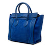 Celine Mini Suede and Calfskin Luggage Tote Secondhand
