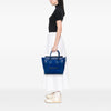 Celine Mini Suede and Calfskin Luggage Tote Secondhand