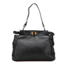 Secondhand Fendi Mini Leather Iconic Peekaboo Satchel